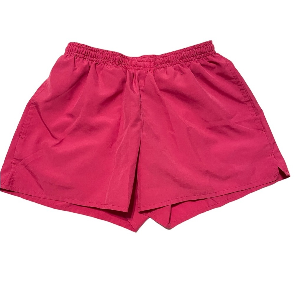 Asics Womens Pink Active Running Gym Workout Stretch Shorts Size S